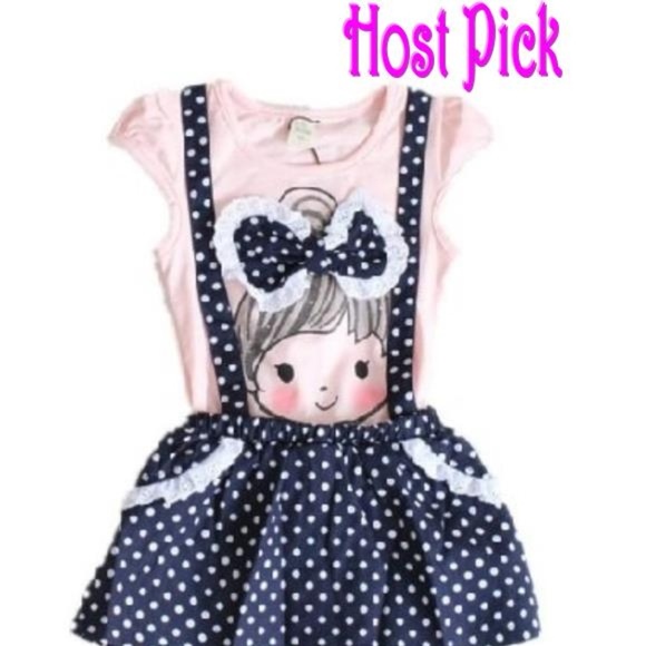 BellaDonna Boutique (Two Peas in a Pod) Other - All Dolled Up Toddler Girls Summer Dress - Navy